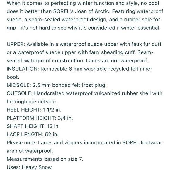 Sorel Joan of Arctic Waterproof Boots Fawn/Omega Taupe 1 - Picture 16 of 16